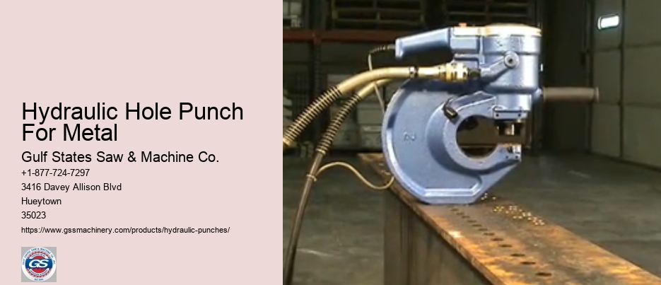 Hydraulic Press Punch