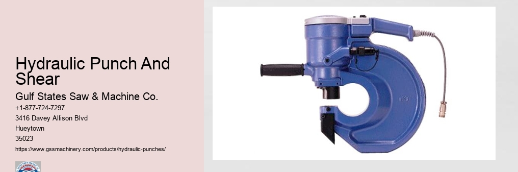 Hydraulic Punch And Shear